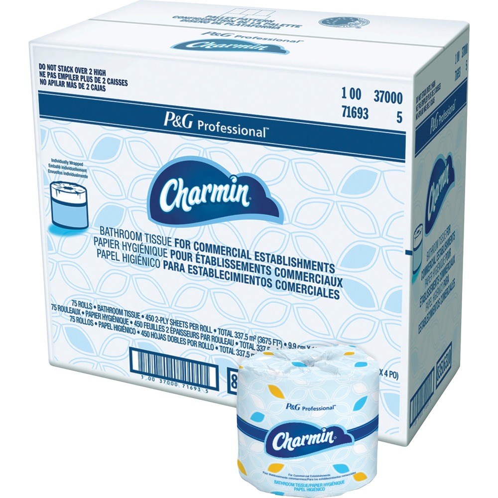 PGC71693 - Two-ply bathroom tissue is durable, absorbent and strong to deliver amazing value by allowing you to use less. Tissue is clog-safe and septic-safe for worry-free use. Each roll is individually wrapped to ensure sanitary use. Bathroom tissue is perfect for upscale hotels, restaurants, offices and more. Bathroom tissue is designed for use in standard household, toilet roll dispensers (sold separately).Rebate: Up to 50% Off on P&G Pro Clean & Save View Rebate Details