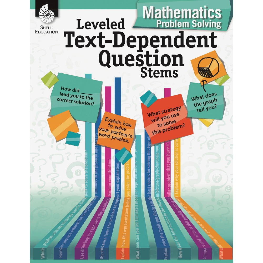 SHL51644 - Enhance students' critical-thinking skills in grades kindergarten to 12 using high-interest mathematics content. This classroom resource provides leveled text-dependent questions to support students as they examine mathematical text and problems, and provide evidence for their answers. Teachers can differentiate and scaffold instruction with the useful strategies that are aligned with standards and build students' problem-solving and comprehension skills. Each of the 120 text-dependent questions is provided at four different complexity levels that correlate to all grade levels. This invaluable resource makes a great addition to any mathematics classroom.