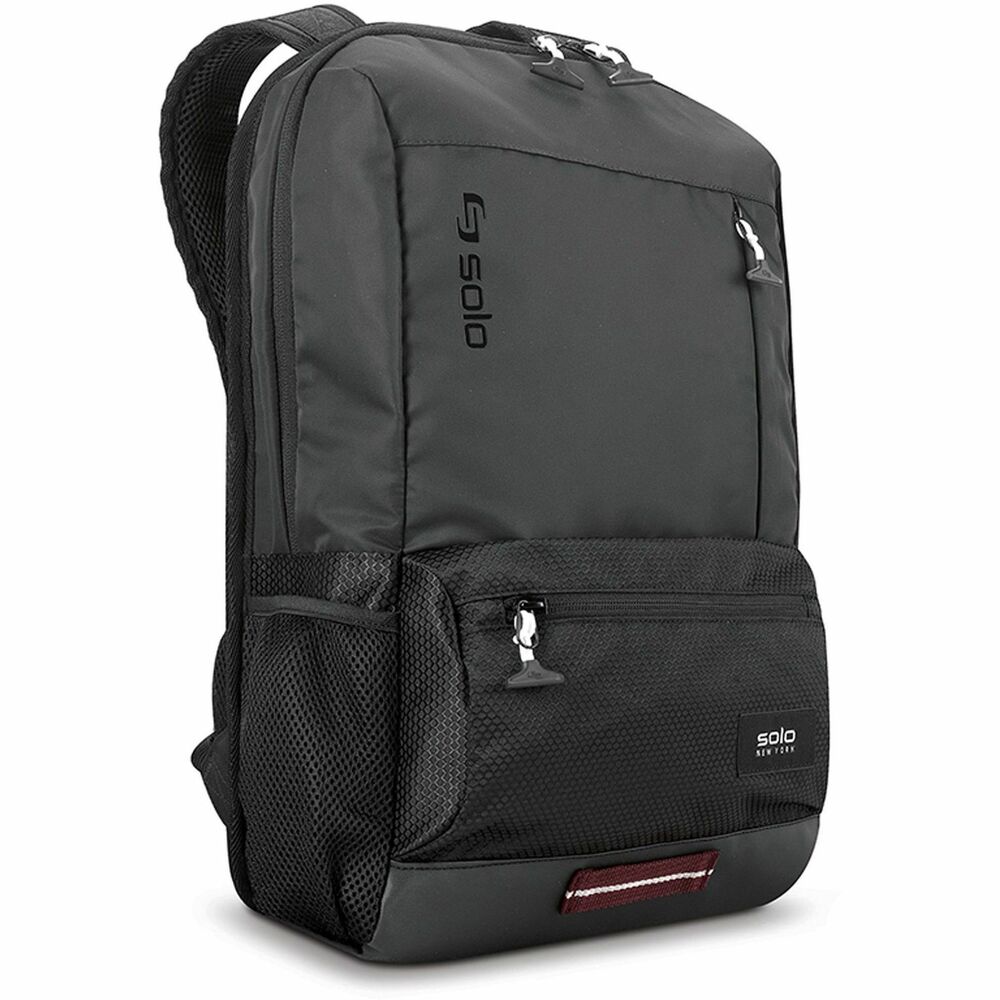 USLVAR7014 - Ultra-lightweight backpack fuses a retro collegiate sports vibe with a modern, clean design that powers you from hangout to workout. Fully padded laptop compartment protects your 15.6" laptop from damage while you're on-the-go. Internal tablet pocket keeps your device separated from your other belongings to prevent scuffs and scratches. Multiple front pockets and mesh side pockets offer ample storage space for your belongings. Internal organizer section keeps your accessories neatly tucked away for easy access. Padded back and backpack straps provide comfortable support throughout your day. Nylon fabric construction is strong and versatile for all-day, everyday use.
