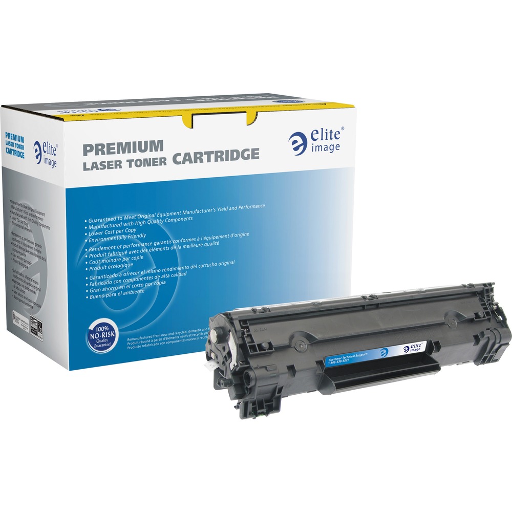 ELI76252 - Premium, replacement toner cartridge is designed to be a true quality alternative to the OEM while offering significant savings. Use in your HP LaserJet Pro M12a, M12w, M26a and M26nw for exceptional performance. Cartridge yields approximately 1,000 pages. Elite Image is ISO certified.