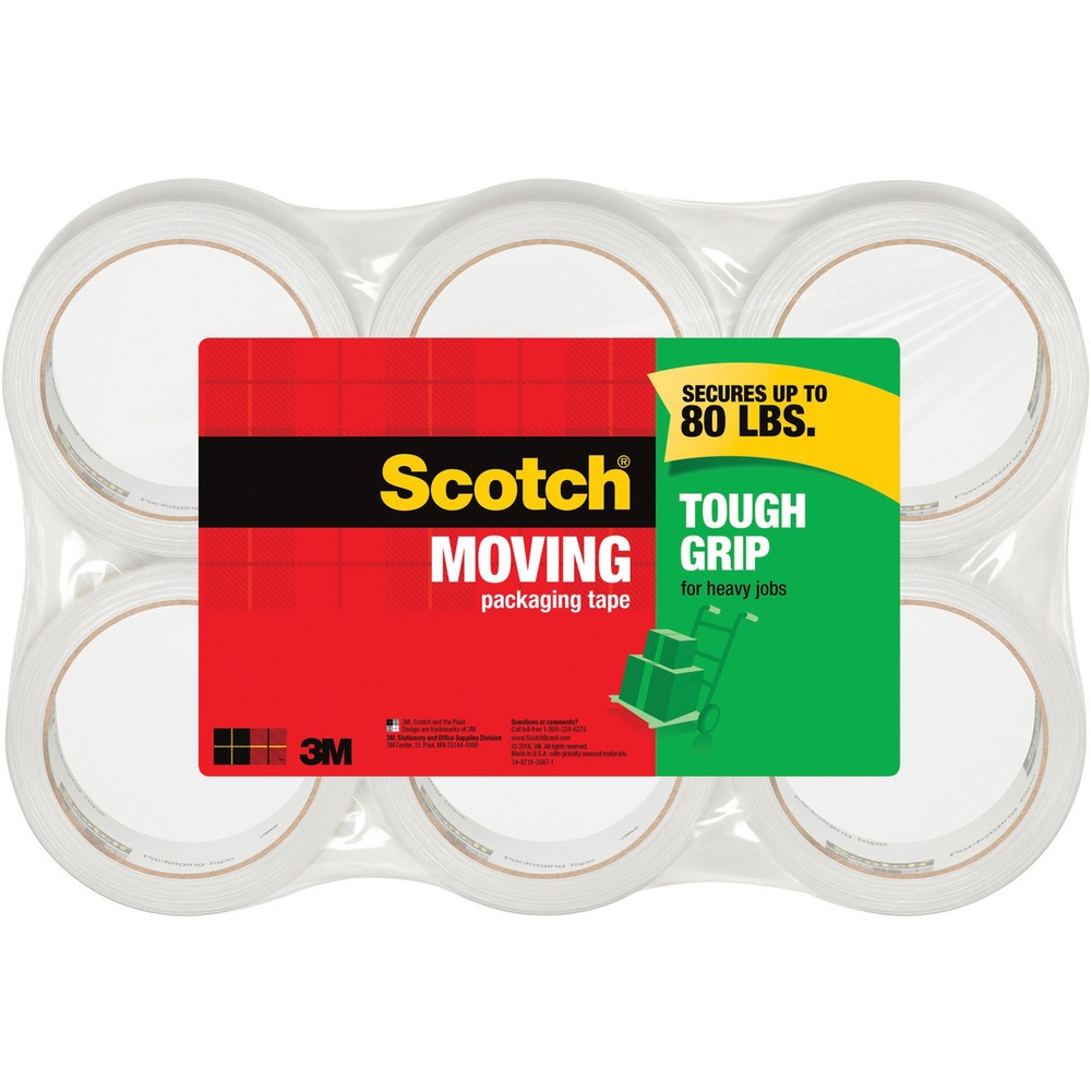 MMM35006ESF - Sure Start Shipping Packaging Tape features technology that allows a smooth, easy unwind for less noise when in a crowded office or a quiet cubicle setting. Sure Start means the tape unwinds smoothly from start to finish with no slivering or splitting for frustration-free taping. The tape's strong adhesion will keep heavy boxes sealed. Tape meets U.S. Postal Regulations for standard packages.
