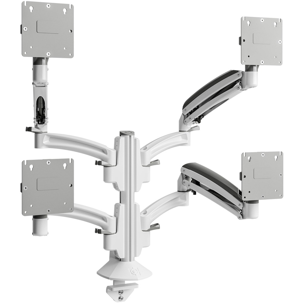 CIFK1C420W - The Kontour K1C Column Quad Mount is the perfect solution for the office, healthcare facility or home. It provides both dynamic and manual height adjustment for the ultimate ergonomic solution. Centris Extreme Tilt technology provides effortless monitor positioning with just your fingertips. Monitor mount floats your displays in the optimal ergonomic position above your worksurface to create a more productive and comfortable work environment. Three-step installation and quick-release monitor interface for easy mounting and maintenance. It easily clamps to the edge of desks, through standard grommet holes, or through bolt holes with the included kit.