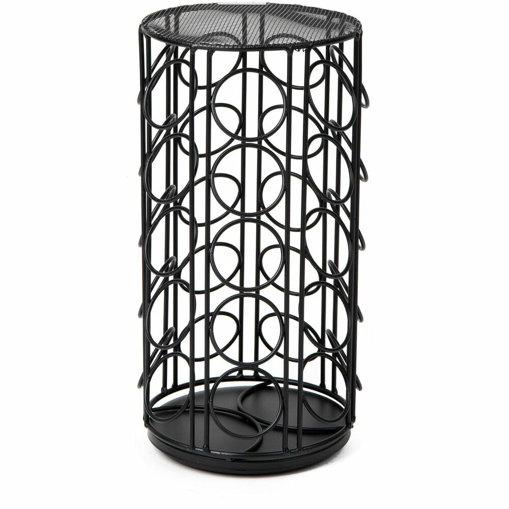 EMSMETCAR35BLK - Coffee pod carousel features a handy Lazy Susan base that spins smoothly to help you quickly find and select your favorite blend. Sleek, vertical design allows space-saving use to ensure you have plenty of space for your other supplies. Powder-coat finish is stylish and durable to coordinate with most kitchens and breakrooms. Coffee pod carousel is designed to hold up to 35 single-serve pods.