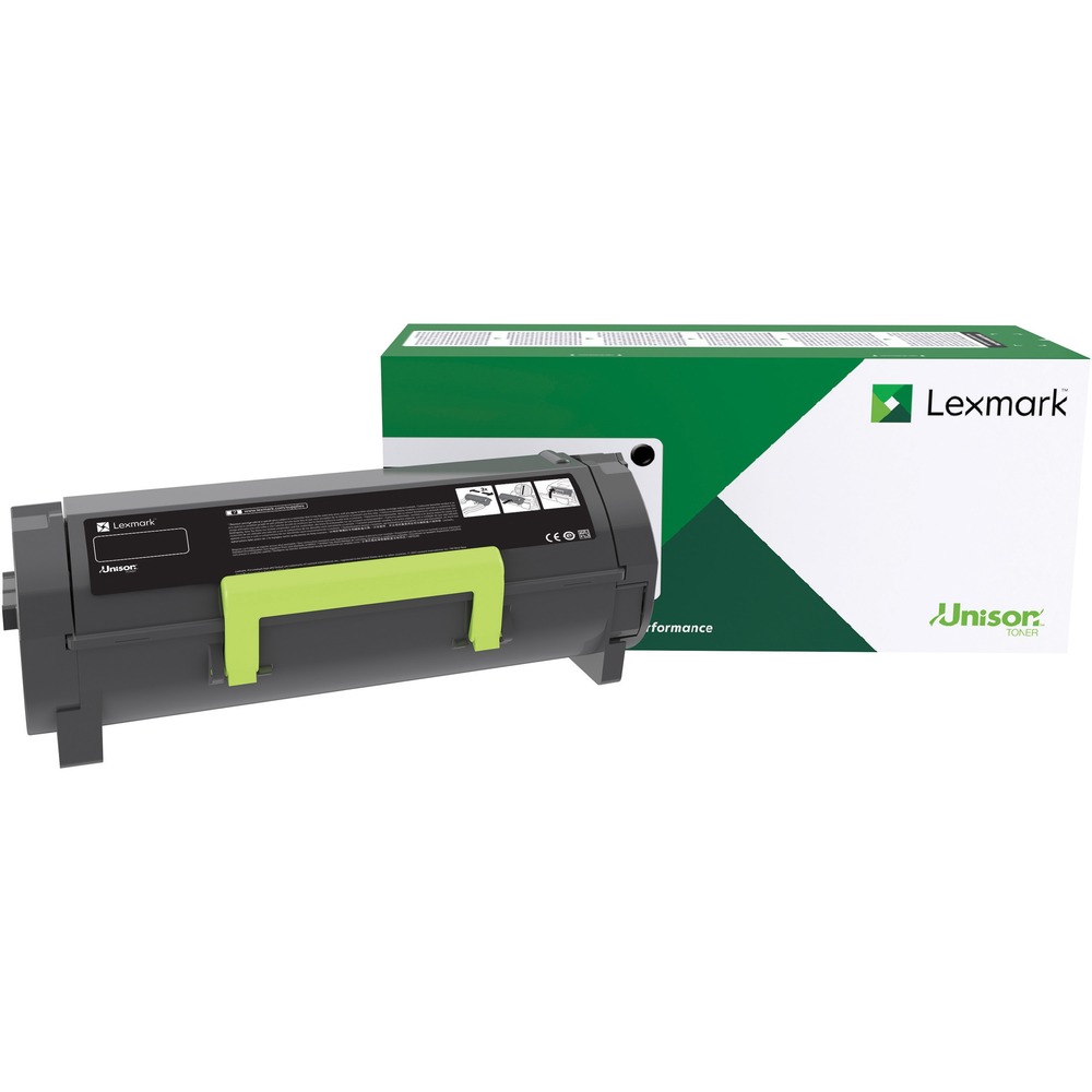 LEX56F1000 - Return Program toner cartridge features the Unison Toner's unique formulation that consistently delivers outstanding image quality, ensures long-life print system reliability and promotes superior sustainability - all in an innovative, shake-free print system. Genuine Lexmark toner is engineered to work best together with your Lexmark printer, delivering excellent print quality from the first page to the last in Lexmark MS321dn, MS421dn, MS421dw, MS521dn, MS521dn, MS621dn, MS622de, MX321adn, MX321adw, MX421ade, MX521de, MX521ade, MX522adhe, MX622ade and MX622adhe. Lexmark Return Program cartridges are patented print cartridges sold at a discount in exchange for the customer's agreement to the license requirement that the cartridges will be used only once and returned only to Lexmark for remanufacturing or recycling. Cartridges are licensed for single use only and will stop working after delivering a fixed amount. Standard-yield cartridge yields approximately 6,000 standard pages.