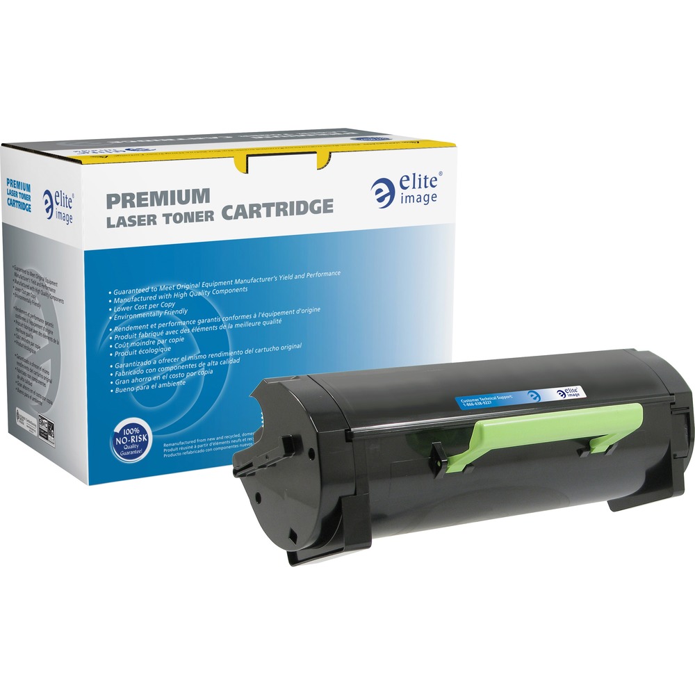 ELI76259 - Premium, MICR replacement toner cartridge is designed to be a true quality alternative to the OEM while offering significant savings. Toner contains magnetic image character-recognition ink for security purposes in printing checks. It is designed for use in your Lexmark MS510dn, MS610de, MS610de, MS610dte and MS610dtn for exceptional performance. Cartridge yields approximately 20,000 pages.