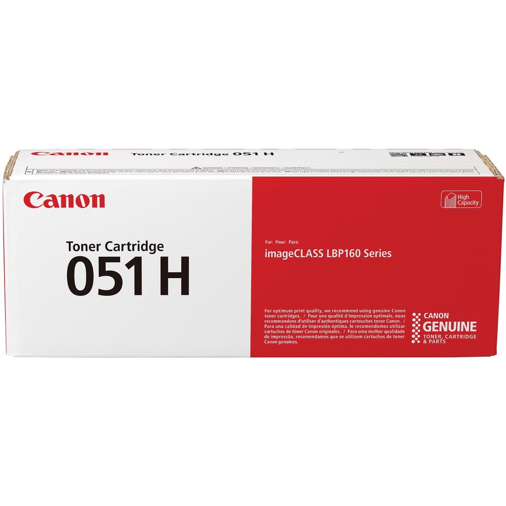 CNMCRTDG051H - Designed by Canon engineers and manufactured in Canon facilities, this genuine Canon toner cartridge is developed using precise specifications so you can be confident that your Canon device will consistently produce high-quality results. High-capacity toner options keep up with your busy printing needs so you have less replacement effort and more time. High-yield cartridge is designed for use in Canon imageClass LBP160 Series, including LPB162DW. It yields approximately 4,000 pages.