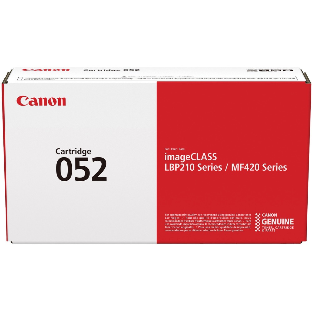 CNMCRTDG052 - Designed by Canon engineers and manufactured in Canon facilities, this genuine Canon toner cartridge is developed using precise specifications so you can be confident that your Canon device will consistently produce high-quality results. Cartridge is designed for use in Canon imageClass LBP210 Series and MF420 Series, including LBP214, MF426 and MF424. It yields approximately 3,100 pages.