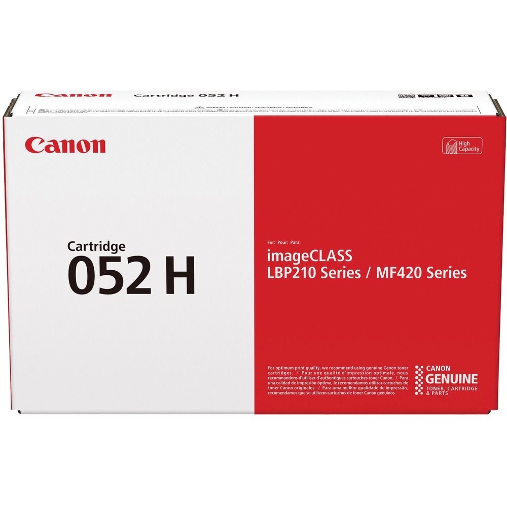CNMCRTDG052H - Designed by Canon engineers and manufactured in Canon facilities, this genuine Canon toner cartridge is developed using precise specifications so you can be confident that your Canon device will consistently produce high-quality results. High-capacity toner options keep up with your busy printing needs so you have less replacement effort and more time. High-yield cartridge is designed for use in Canon imageClass LBP210 Series and MF420 Series, including LBP214, MF426 and MF424. It yields approximately 9,200 pages.