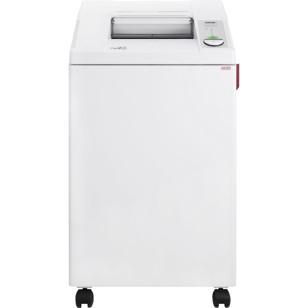 ISRIDEDSH0362OH - Cross-cut office shredder with a P-4 security level features an Easy Switch control element. This element uses illuminated color codes and symbols to indicate operational status and functions as an emergency stop switch. Electronically controlled, transparent safety shield in the feed opening offers an additional level of safety to ensure proper use. Electronic Capacity Control (ECC) indicator prevents jams by monitoring sheet capacity levels during operation. High-quality, hardened steel cutting shafts handle staples, paper clips and more. Sturdy Twin Drive System with a fully enclosed gearbox housing provides long-lasting use and efficiency. High-quality cabinet is mounted on casters for effortless mobility. For environmentally friendly performance, the convenient shred bin does not require disposable shred bags. Automatic oil injection automatically lubricates the cutting shafts while dressing for optimal use. Office shredder is designed to shred up to 25 sheets of paper at a time. More from the Manufacturer