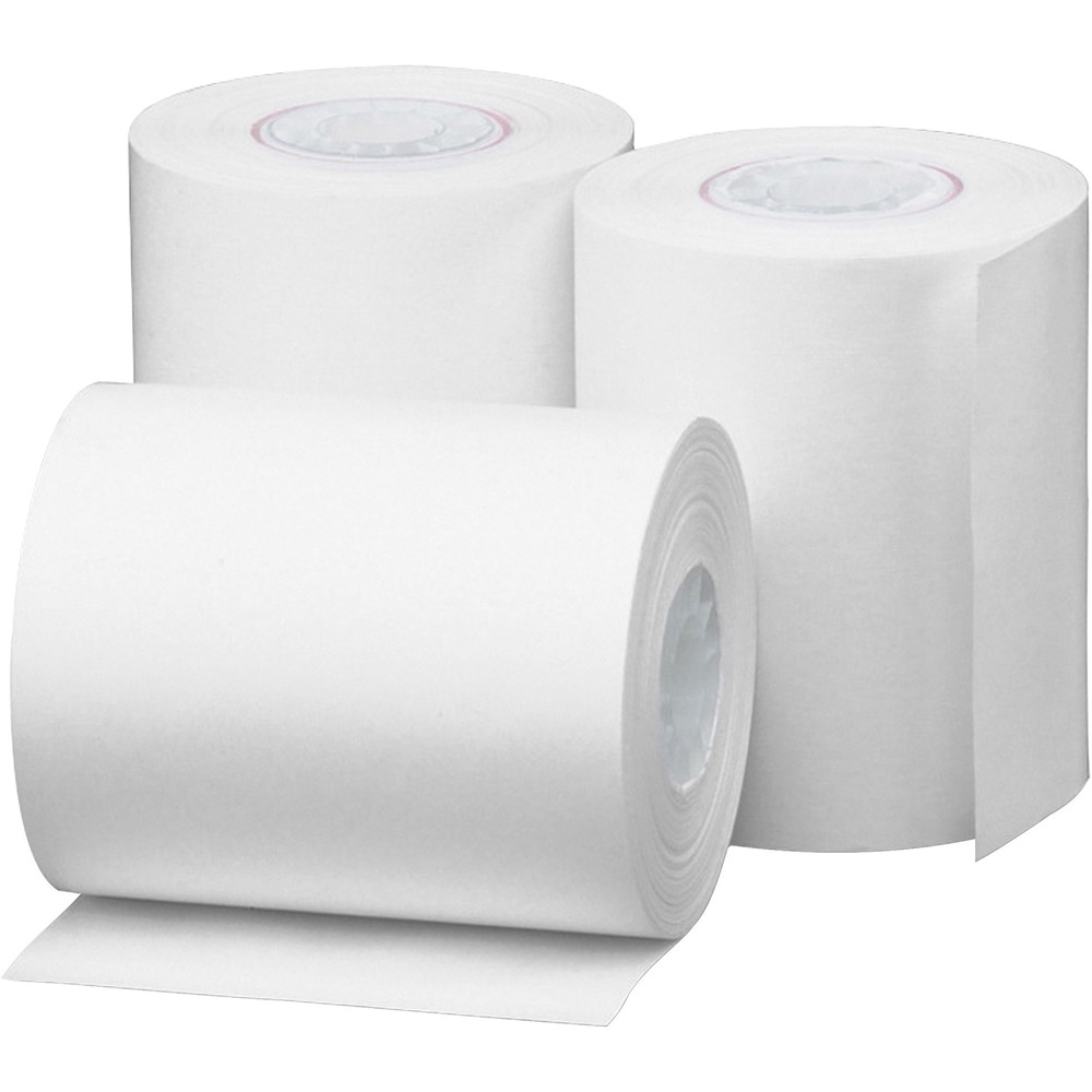 BSN25347 - Thermal paper rolls are made with top-quality thermal paper and deliver crisp, clear images. Inner dimension of the core measures 7/16" in diameter. The outer dimensions are 7/8" in diameter.