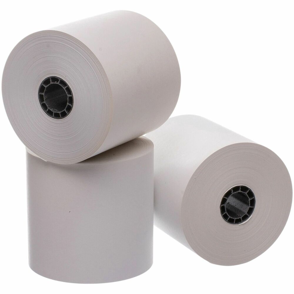 BSN25348 - Thermal paper rolls are made with top-quality thermal paper and deliver crisp, clear images. Inner dimension of the core measures 7/16" in diameter. The outer dimensions are 7/8" in diameter.