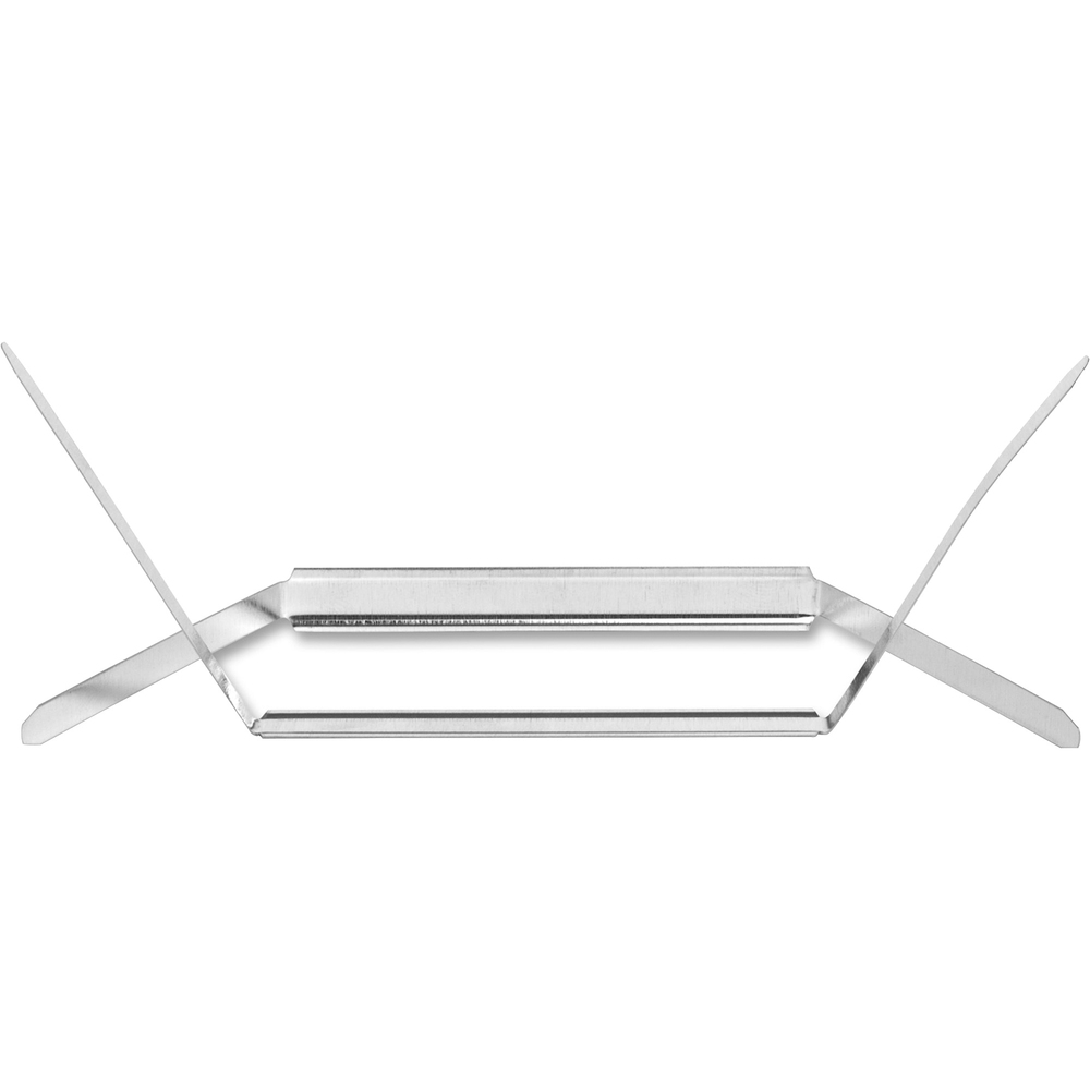 BSNB21 - File fastener bases are designed for use with Business Source prong fasteners. Each holds 2" or 480 pages to secure thick projects. Bases feature a noncorrosive finish for a long-lasting, professional look.