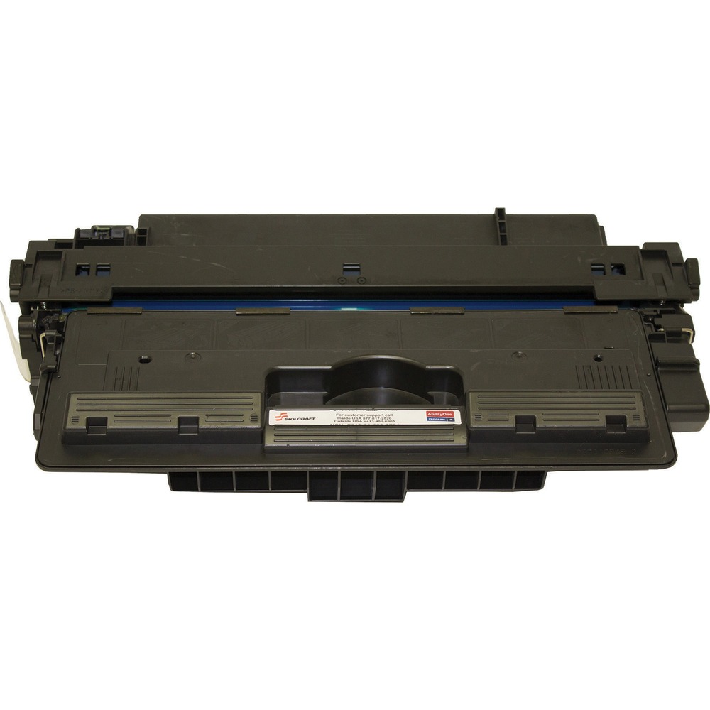 NSN6703514 - Remanufactured toner cartridge is designed for use in HP LaserJet Enterprise Flow MFP M630h and M520z; LaserJet Enterprise M604dn, M604n, M605dn, M605n, M605x, M606dn, M606x, M630f, M630h and M630dn. AbilityOne toner provides strategic opportunities to address a variety of customer needs including significant savings, guaranteed performance, compliance with executive orders and free recycling solutions. Plus, every purchase creates jobs for people with disabilities. TAA-compliant cartridge is assembled in the U.S.A., made using 35 percent post-consumer content and meets ISO 14001 recycling standards.