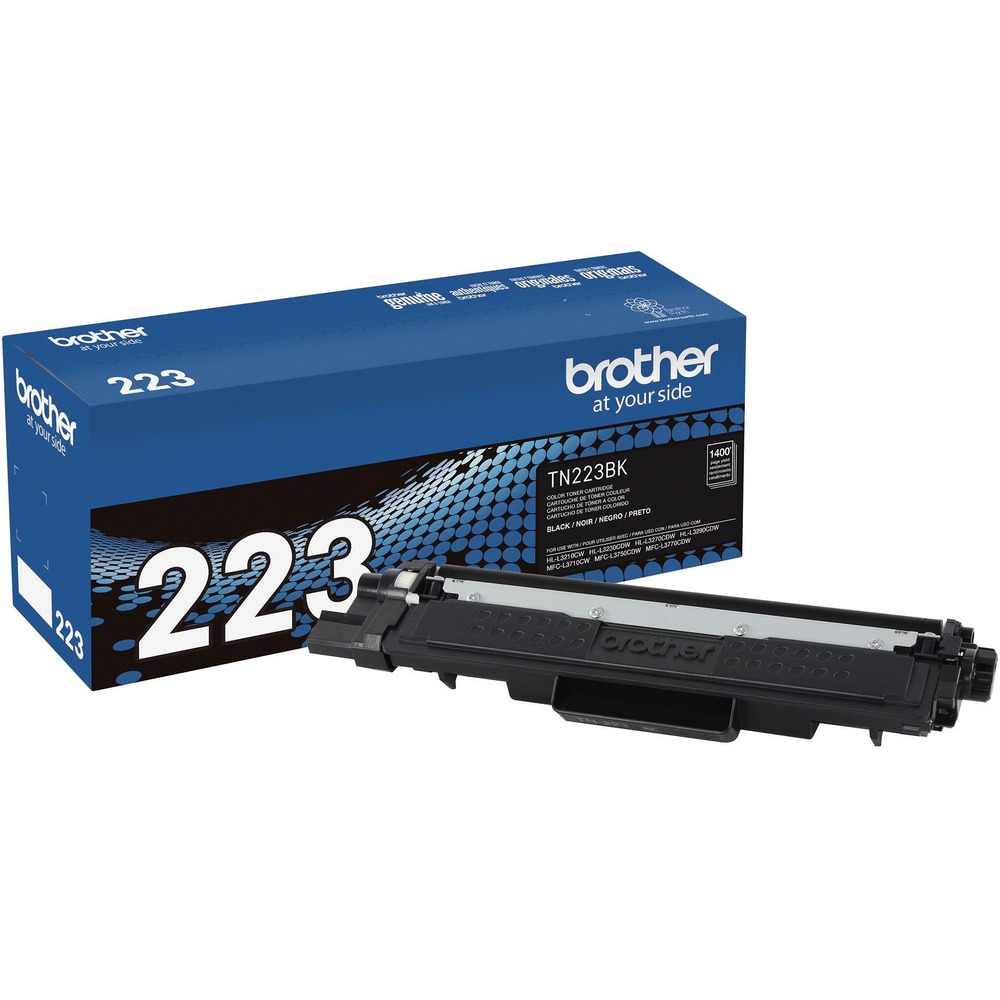 BRTTN223BK - Standard-yield toner cartridge delivers crisp, professional laser output you can rely on consistently for up to 1,400 pages. It is intelligently engineered as part of a complete printing system to work seamlessly with your Brother printer. Use with Brother printers and all-in-one models HL-L3210CW, HL-L3230CDW, HL-L3270CDW, HL-L3290CDW, MFC-L3710CDW, MFC-L3750CDW and MFC-L3770CDW. More from the Manufacturer