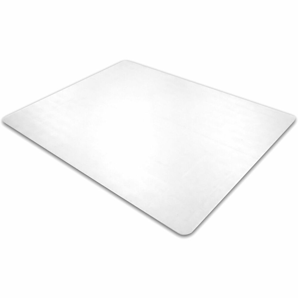 FLRFCECO123048E - Rectangular chairmat features an extremely durable design that prevents warping to maintain its smooth, flat surface through daily use. See-through material offers excellent clarity that blends into your environment to show off the natural style of your floor. Its thin construction sits close to the ground to help prevent trips and falls. Smooth back mat is designed for hard floor applications.