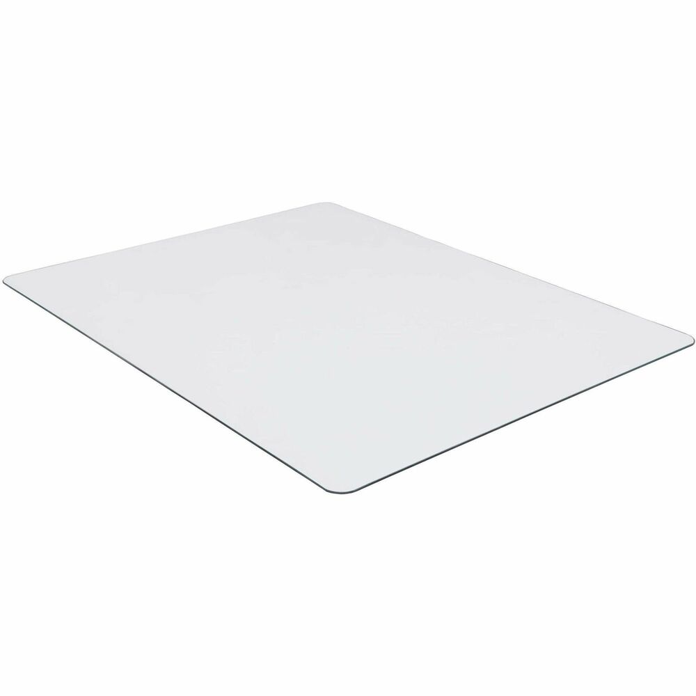 Lorell Tempered Glass Chairmat Carpet, Hardwood Floor, Marble, Hard