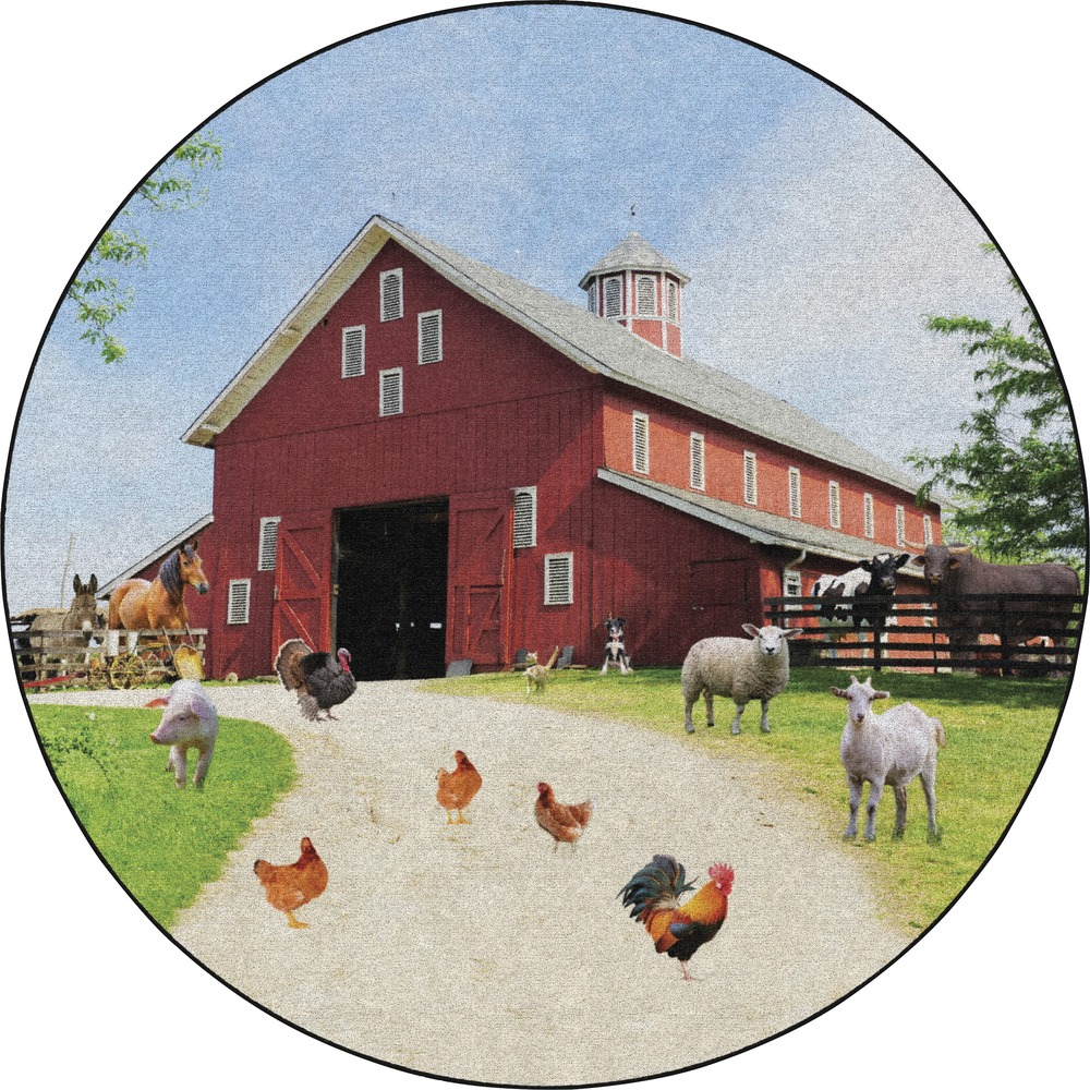 FCIFA100427FS - Let your young learners get to know barnyard animals even better than Old MacDonald with this classroom rug. 76 dpi, HD dye infusion provides enhanced clarity to let students clearly see the animals they're learning to identify. Stainless stain protectant keeps you covered for life's unpredictable moments. Rug is bound and double-stitched with nylon-edge yarn for increased strength at the vulnerable areas. Rug is perfect for classrooms, common areas, administrative space and more.