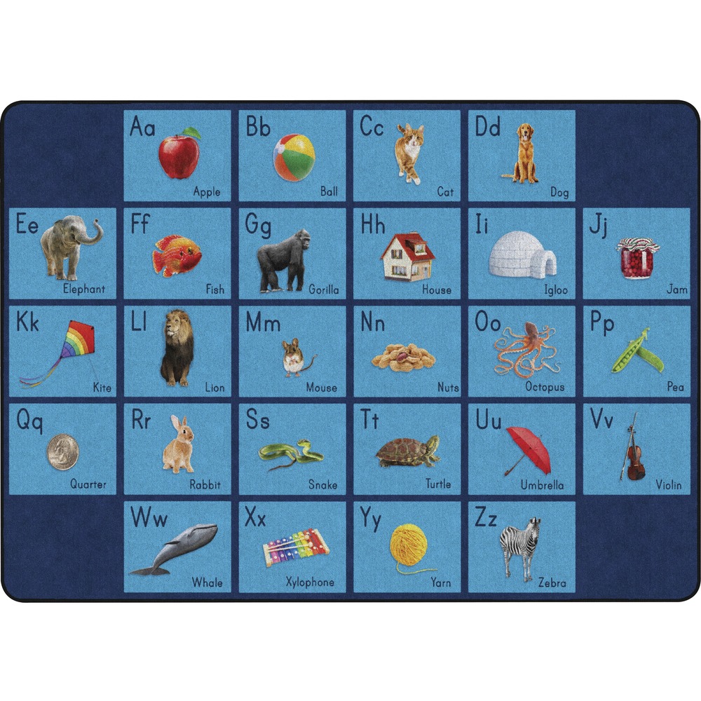 FCIFA101832FS - Classroom rug features the vivid clarity of real photography and the comfort of carpet to give your students a seating rug that makes learning fun. 76 dpi, HD dye infusion provides enhanced clarity to let students clearly see the image they're learning to identify. Stainless stain protectant provides excellent soil-resistance for long-lasting use. Rug is bound and double-stitched with nylon-edge yarn for increased strength at the vulnerable areas. Rug is perfect for classrooms, common areas, administrative space and more.