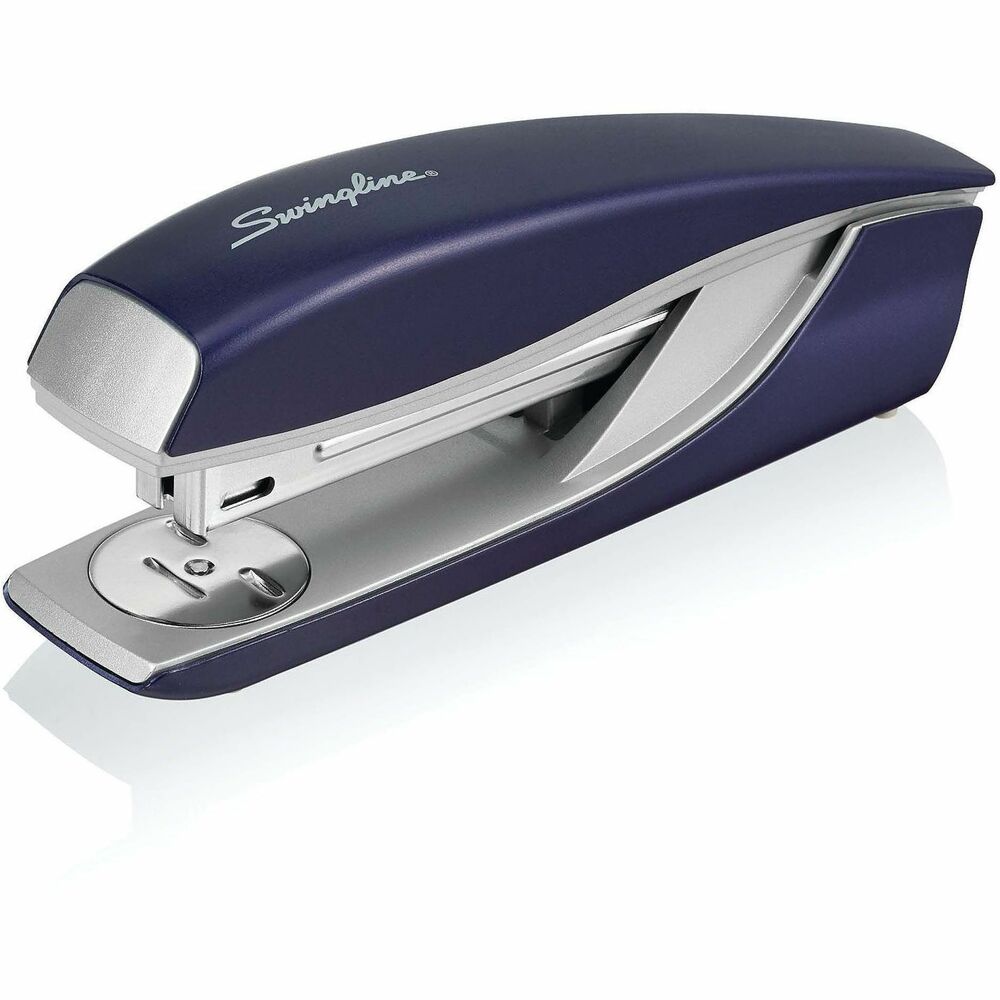 SWI55657069 - Take the hassle out of stapling with this NeXXt Series stapler. Easily staple up to 40 sheets with patented Direct Impact Technology that guarantees an always perfect jam-free staple regardless of in-hand or desktop use. Sophisticated colors with brushed metallic finish allow you to show your true style. Stapler features an integrated staple remover and opens for tacking. Adjustable anvil allows open or closed stapling. Stapler includes a starter pack of staples.