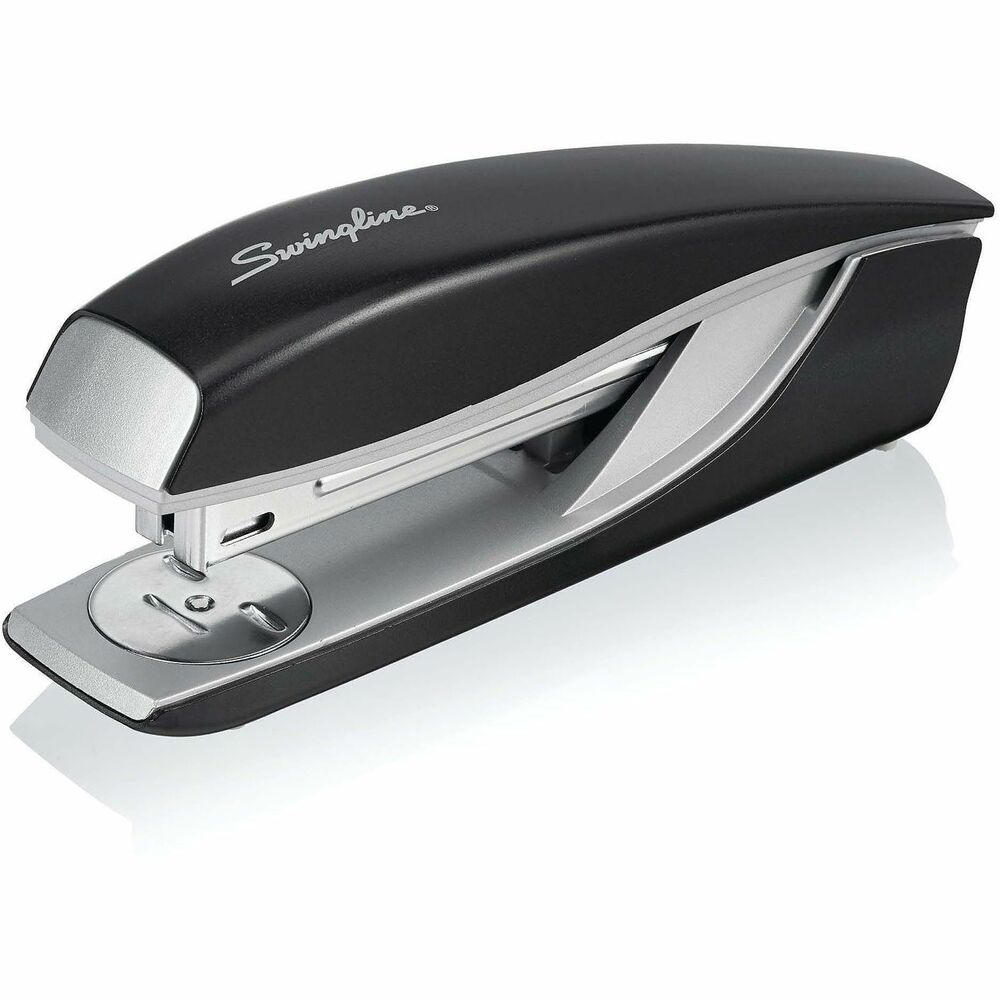 SWI55657094 - Take the hassle out of stapling with this NeXXt Series stapler. Easily staple up to 40 sheets with patented Direct Impact Technology that guarantees an always perfect jam-free staple regardless of in-hand or desktop use. Sophisticated colors with brushed metallic finish allow you to show your true style. Stapler features an integrated staple remover and opens for tacking. Adjustable anvil allows open or closed stapling. Stapler includes a starter pack of staples.