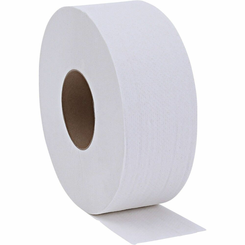 GJO2565012PL - This jumbo roll of two-ply bathroom tissue satisfies everyday needs. Made from a high percentage of recycled fiber, it exceeds EPA comprehensive procurement guidelines. This bathroom tissue is cost-effective solution for all areas and is safe for sewer and septic systems. It fits in bathroom tissue dispensers that hold a 12" diameter roll.