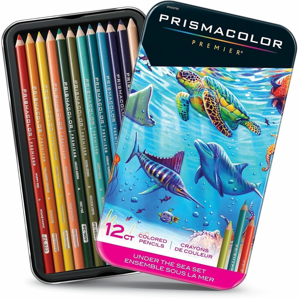 SAN2023751 - Artist-quality smoothness for every level of expertise, these coloring pencils feature supple cores for unbeatable blending and shading. The high-quality pigments breathe brilliant color into your artwork for rich color saturation. Its beautiful range of colors portray the unique colors of the sea to help you bring exciting aquatic scenes to life. Assorted colors include poppy red, yellowed orange, canary yellow, salmon pink, grass green, moss green, light aqua, cobalt turquoise, electric blue, indanthrone blue, dioxazine purple hue and seashell pink.