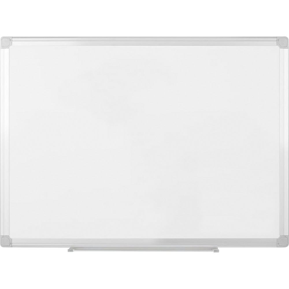 BVCCR0820790 - Dry-erase board features an exceptionally smooth writing surface that resists ghosting to keep its bright appearance through years of use. Magnetic backing allows you to instantly post messages or attach your magnetic accessories. Four-corner mounting system can be positioned either vertically or horizontally to provide versatility when reconfiguring an office or where wall space is limited. Pen tray offers a convenient way to keep your writing utensils within quick reach. 36" x 48" dry-erase board is perfect for classrooms, offices, training environments, meeting rooms and more.