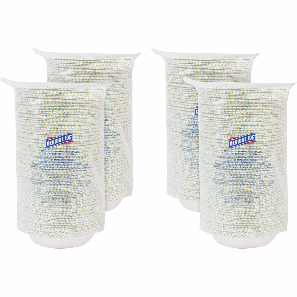 GJO10322CT - Paper bowl features a soakproof construction to hold wet foods without leaking through to the table. Its durable material offers excellent rigidity to hold dense foods like steak, potatoes and more. Disposable design allows quick, easy cleanup after each use. Tableware is perfect for company gatherings, special events, parties and more.