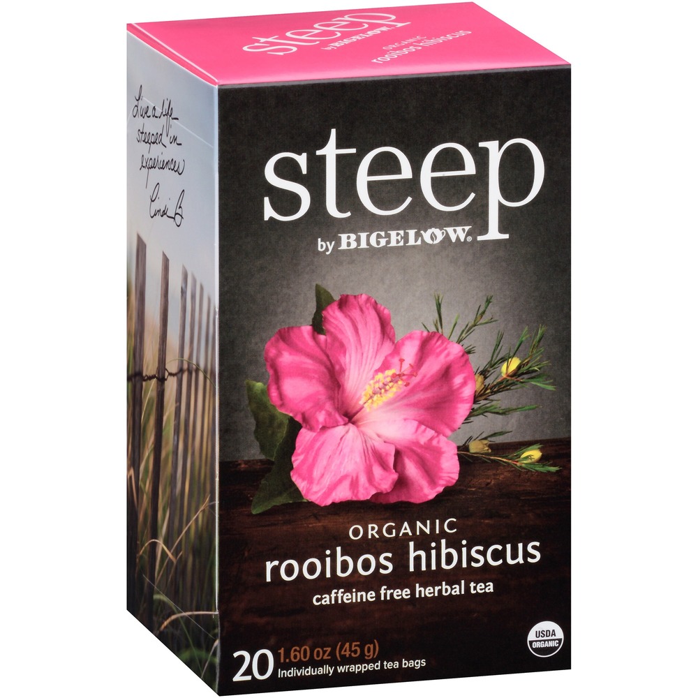 BTC17713 - Caffeine-free, herbal tea features sweet, rooibos tea that's been blended with a bold hibiscus and finished off with a hint of citrus. Once steeped, this tea will provide you with a lively herbal experience. Its tart taste profile creates a sweet aroma with subtle citrus and floral notes. Special foil pouch protects your tea from any air, moisture and surrounding aromas for unparalleled flavor and freshness.