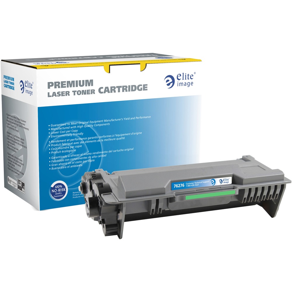 ELI76276 - Remanufactured toner cartridge is designed for use with Brother DCP-L5600DN, DCP-L5650DN, DCP-L5500DN, HL-L5000D, HL-L5100DN, HL-L5200DW, HL-L5200DWT, HL-L6200DW, HL-L6200DWT, HL-L6250DW, HL-L6300DW, HL-L6400DW, HL-L6400DWT, MFC-L5700DW, MFC-L5800DW, MFC-L5850DW, MFC-L5900DW, MFC-L6700DW, MFC-L6750DW, MFC-L6800DW and MFC-L6900DW. High-quality output offers vibrant reproduction so it's ideal for printing at home and the office. Cartridge installs easily and quickly to minimize downtime. Toner is the result of rigorous product development protocols and provides OEM-equivalent yield and performance. Cartridge yields approximately 3,000 pages. Elite Image is ISO certified.