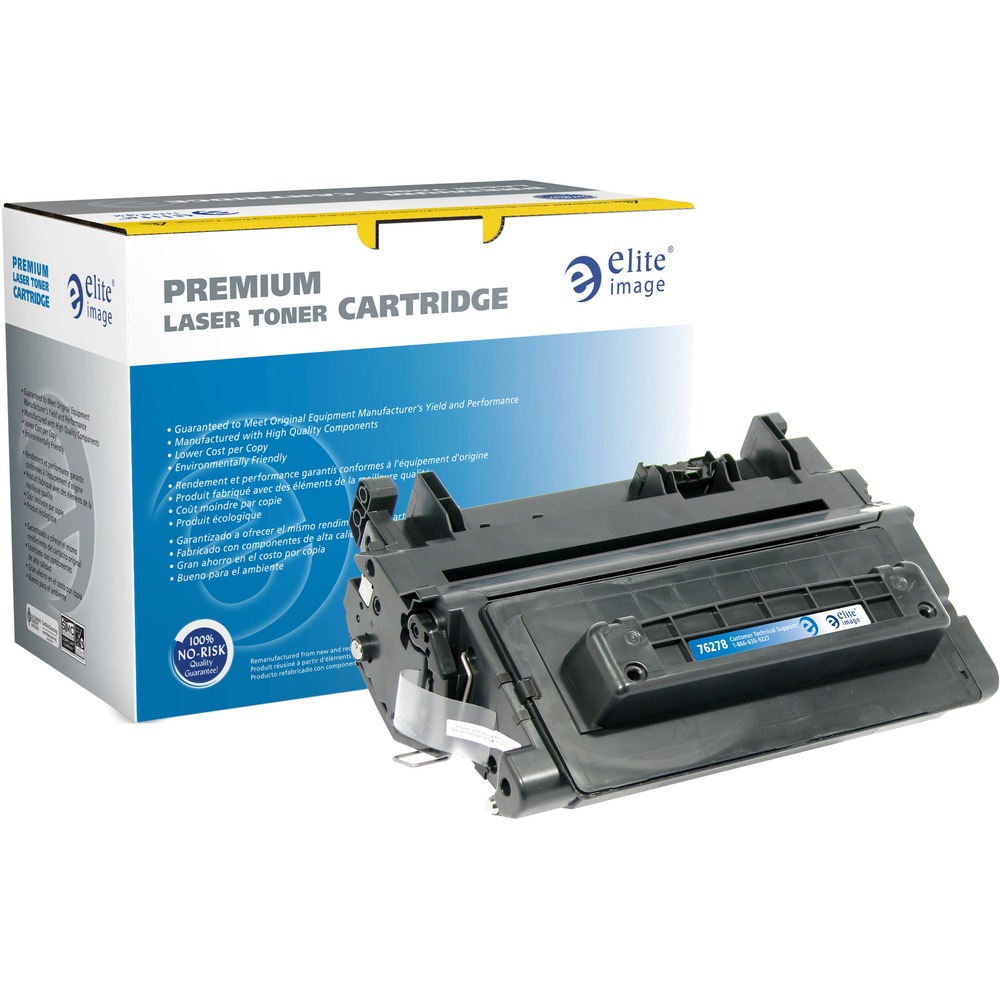 ELI76278 - Remanufactured toner cartridge is designed for use with HP LaserJet P4014n and P4515n. High-quality output offers vibrant reproduction so it's ideal for printing at home and the office. Cartridge installs easily and quickly to minimize downtime. Toner is the result of rigorous product development protocols and provides OEM-equivalent performance. This extended-yield cartridge generates approximately 18,000 pages. Elite Image is ISO certified.