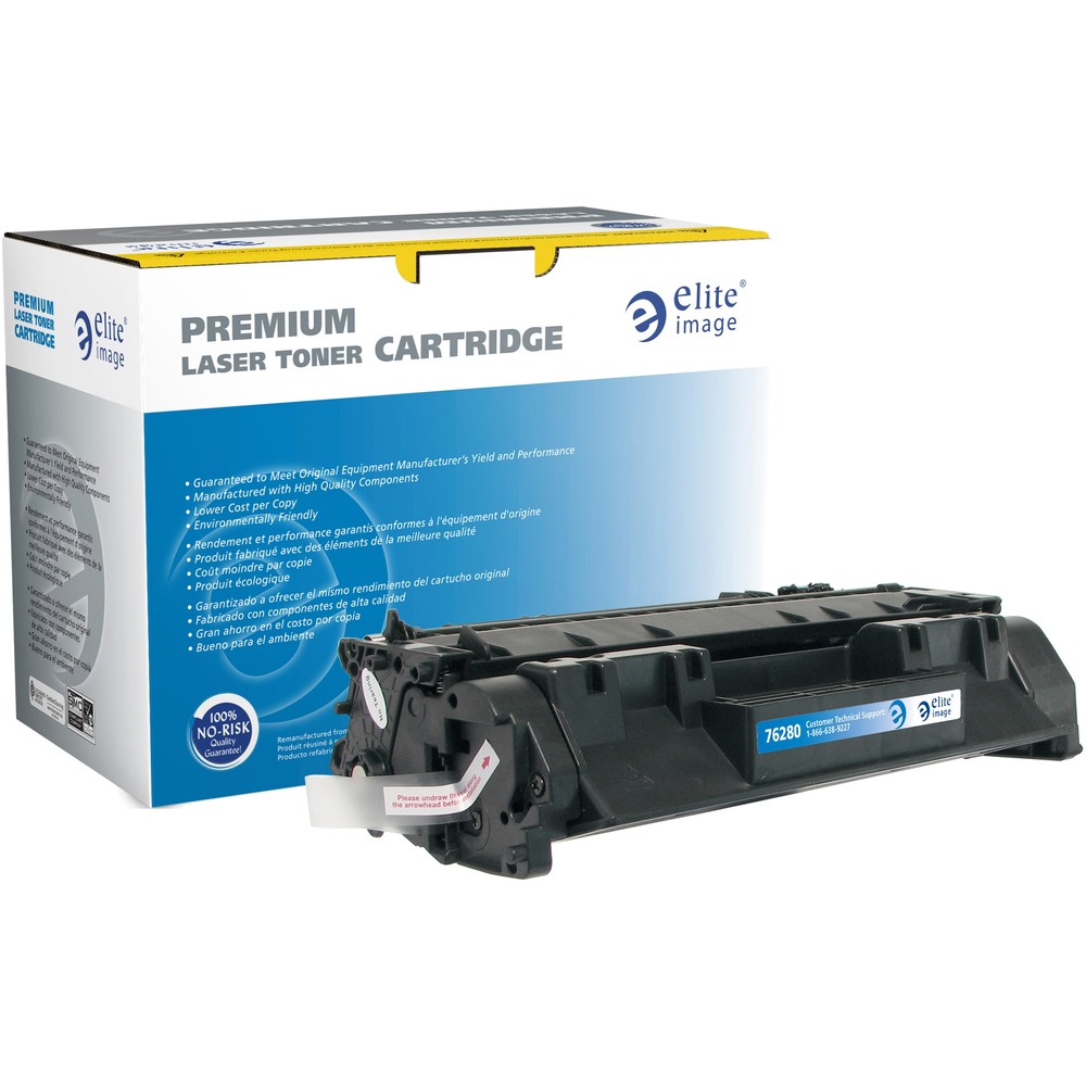 ELI76280 - Remanufactured toner cartridge is designed for use with HP LaserJet P2035, P2035n, P2055d, P2055dn and P2055x. High-quality output offers vibrant reproduction so it's ideal for printing at home and the office. Cartridge installs easily and quickly to minimize downtime. Toner is the result of rigorous product development protocols and provides OEM-equivalent performance. Surpassing OEM yields, this extended-yield cartridge generates approximately 5,000 pages. Elite Image is ISO certified.