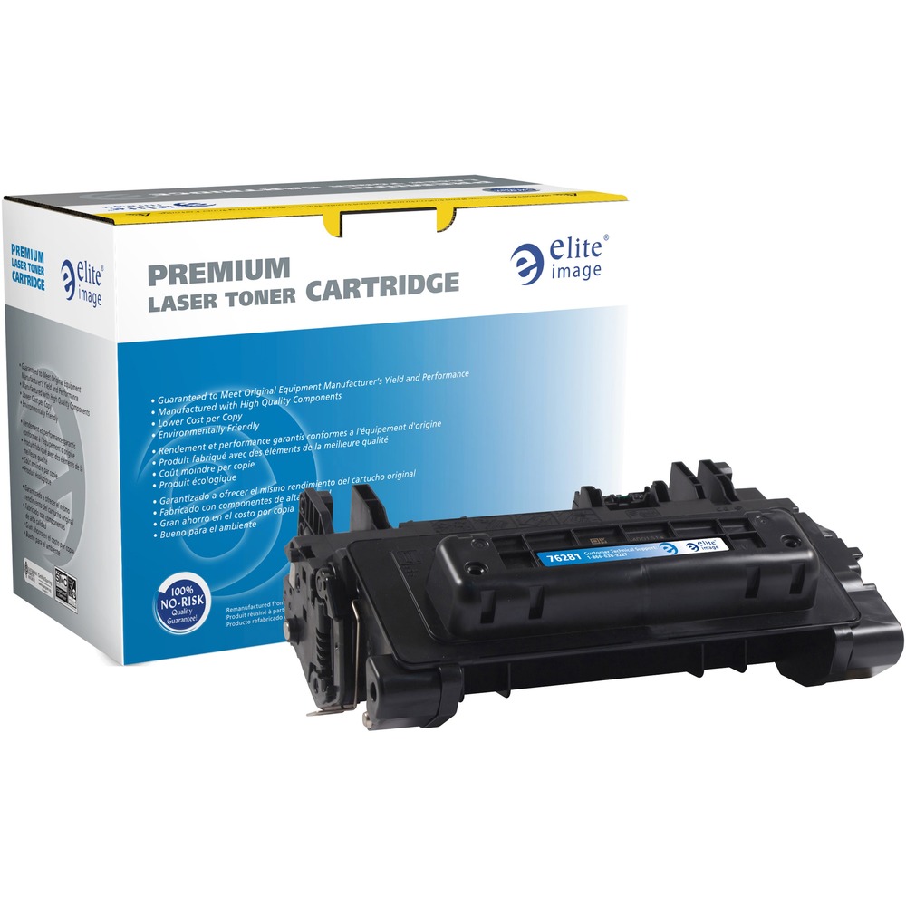 ELI76281 - Remanufactured toner cartridge is designed for use with HP LaserJet Enterprise M604dn, M604n, M605dh, M605dn, M605n, M605x, M606dn, M606x; LaserJet Enterprise Flow MFP M630z; LaserJet Enterprise MFP M630f and MFP M630h. High-quality output offers vibrant reproduction so it's ideal for printing at home and the office. Cartridge installs easily and quickly to minimize downtime. Toner is the result of rigorous product development protocols and provides OEM-equivalent performance. Surpassing OEM yields, this extended-yield cartridge generates approximately 18,000 pages. Elite Image is ISO certified.