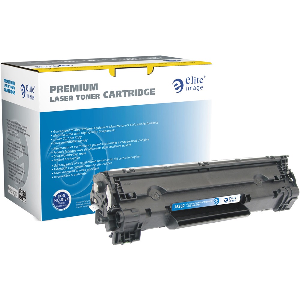 ELI76282 - Remanufactured toner cartridge is designed for use with HP LaserJet Pro M201dw; LaserJet Pro MFP M127fn, M127fw, M225dn and M225dw. High-quality output offers vibrant reproduction so it's ideal for printing at home and the office. Cartridge installs easily and quickly to minimize downtime. Toner is the result of rigorous product development protocols and provides OEM-equivalent performance. Surpassing OEM yields, this extended-yield cartridge generates approximately 2,000 pages. Elite Image is ISO certified.