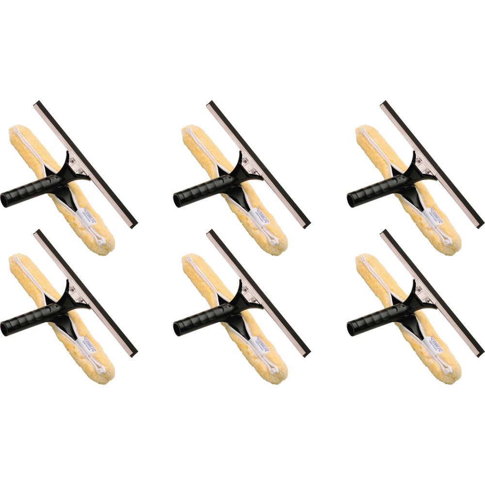 ETO71141CT - Professional Backflip is four tools in one. Versatile design lets you use it as a single tool or take it apart to use each tool separately. Use the BackFlip as a one-pass squeegee, combination scrub/squeegee, separate heavy-duty washer or a quick-release squeegee. Simple flip of the wrist lets you scrub and squeegee the surface in half the time. Quick-release makes changing channels on the 14" squeegee easier. BackFlip also includes Ettore's 12" golden glove washer (microfiber sleeve) that wipes the toughest dirt, grime and grease. Grooved handle helps you keep a secure grip for effortless maneuverability. Rubber, channel and sleeves are replaceable. Each version of the BackFlip fits all Ettore REA-CH extension poles for high-reach cleaning.