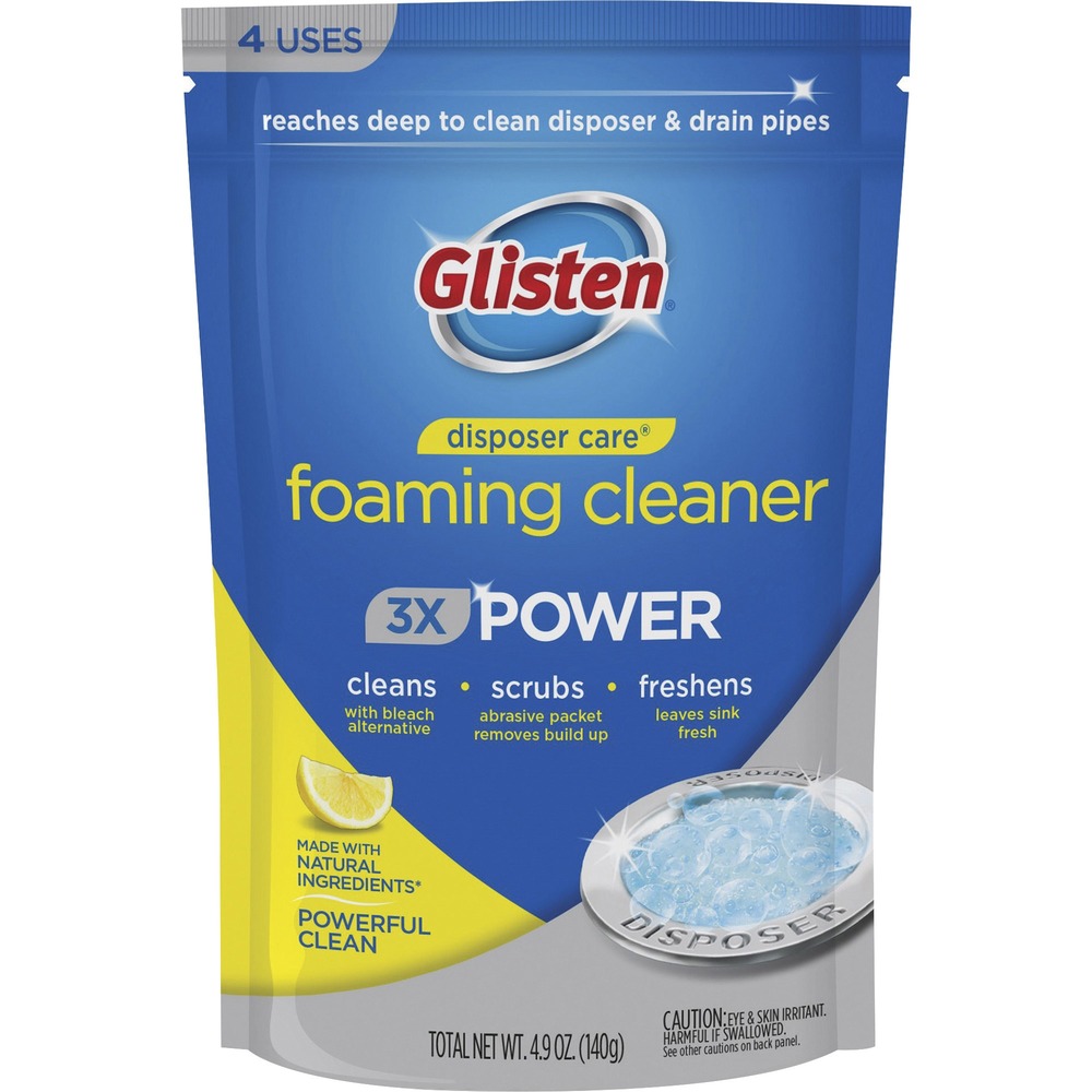 GIEDP06NPB - Garbage disposal cleaner is made with natural ingredients to safely clean and deodorize your disposal of food waste and grunge. Powerful formula creates a thick foam that reaches deep into crevices to effectively scrub away the toughest grunge and odor-causing buildup from the entire disposal and drain pipes. Its advanced design cleans and scrubs your disposal blades, sidewalls, under the splash guard and hidden areas to leave your sink and kitchen fresh and smelling clean. Disposal cleaner is designed for use in properly working disposals and will not clear a clogged drain.