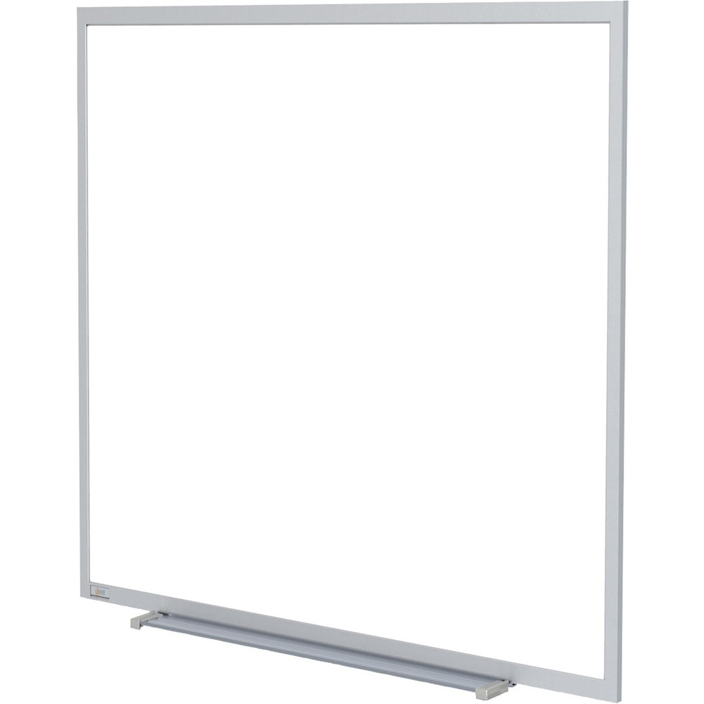 GHEM1444 - Offering a superior writing surface and unsurpassed durability, M1 Porcelain Magnetic Whiteboard with a 28-gauge, porcelain-on-steel surface is mounted to a 3/8" thick backing for added strength. Durable, porcelain-enameled surface keeps the dry-erase board from scratching or denting, even when installed in high-traffic schools and offices. Wear-resistant surface does not absorb ink, eliminating staining and ghosting that would otherwise result from repeated use. Easy-to-wipe board requires less cleaning, achieving a long-lasting, bright-white surface without the hassle. Board features a sleek, satin aluminum frame with an accessory tray and protective endcaps. SmartPak tray minimizes clutter and keeps items within reach.
