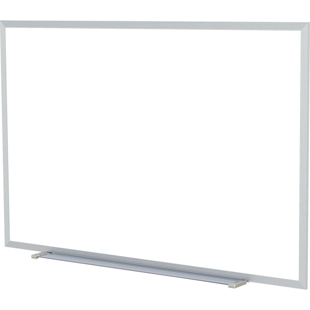GHEM2354 - This tough, M2 Dry Erase Board offers excellent writing and erasing qualities. Nonmagnetic board will provide years of reliable performance. Frame is satin-finish, anodized aluminum. Board is laminated to 1/4" thick hardboard and include one marker and one eraser. Large board includes SmartPak tray for easy access to board accessories. This marker tray with protective endcaps detaches for easier delivery.