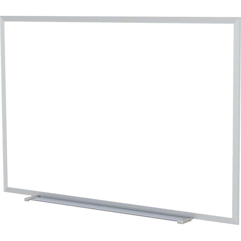 GHEM2454 - This tough, M2 Dry Erase Board offers excellent writing and erasing qualities. Nonmagnetic board will provide years of reliable performance. Frame is satin-finish, anodized aluminum. Board is laminated to 1/4" thick hardboard and include one marker and one eraser. Large board includes SmartPak tray for easy access to board accessories. This marker tray with protective endcaps detaches for easier delivery.