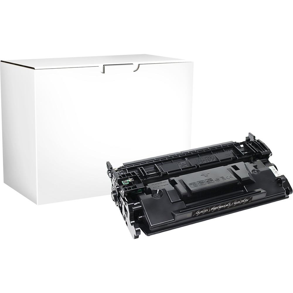 ELI76296 - Remanufactured toner cartridge is designed for use with HP LaserJet Pro M402D, M402DN, M402DW, M402N; LaserJet Pro MFP M426FDN and M426FDW. High-quality output offers vibrant reproduction so it's ideal for printing at home and the office. Cartridge installs easily and quickly to minimize downtime. Toner is the result of rigorous product development protocols and provides OEM-equivalent performance. This high-yield cartridge produces approximately 9,000 pages. Elite Image is ISO certified.