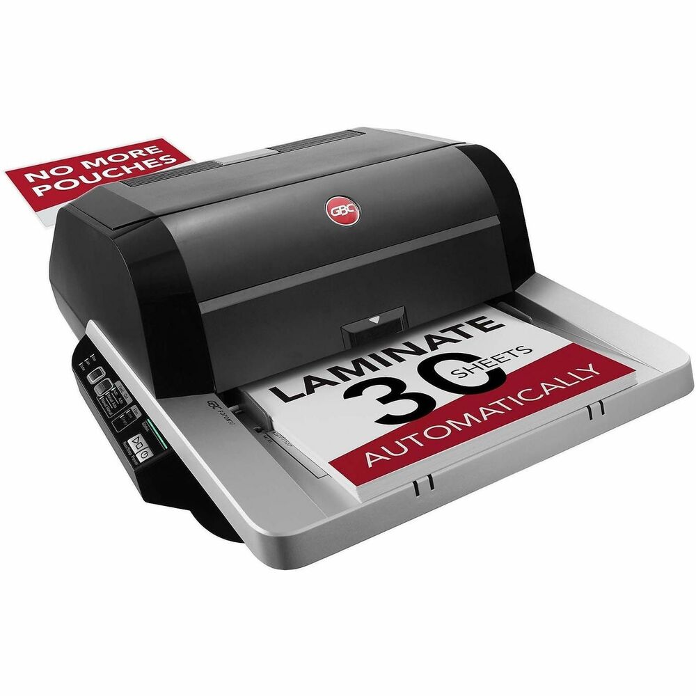 GBCFOTON30120NA - Desktop laminator features a fully automatic design that feeds, laminates and trims automatically to make lamination as simple as pressing a button. Just place your documents in the tray and turn it on. The laminator will automatically start once it's warmed up. Film cartridges are auto-threading for stress-free film-loading. Simply drop the cartridge in the machine and close the lid. Three different mode options let you laminate letter-size pages, oversize documents and odd shapes. Auto-feeder accepts up to 30 letter-size sheets. Automatic deskew straightens your pages to ensure they feed evenly. Laminator also includes automatic shutoff, millimeter thickness detection and more.