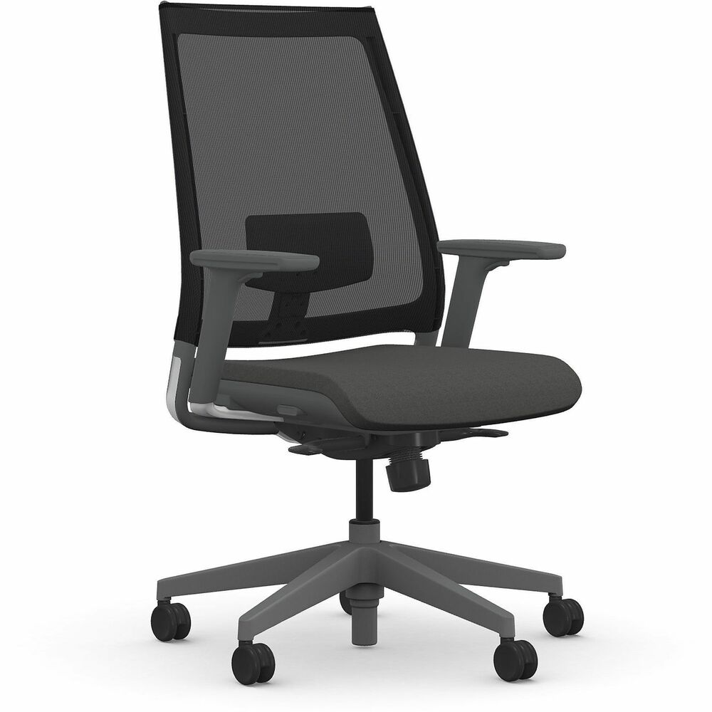NTF3460Y3A45GDO - Luna Task Chair delivers a smart, space-conscious, style-forward design. Expressive lines match any interior style from your boardroom to your office. Breathable, mesh back provides increased airflow. Padded, foam seat creates optimal comfort for all-day sitting. Full-synchro tilt chair features a standard seat slider, three-position tilt lock, center knob tension adjustment and 360-degree swivel. The 2:1 back-to-seat tilt ratio provides ergonomic support as you lean back. Pneumatic-cylinder height adjustment lets you customize height for an enhanced experience. Height-adjustable and width-adjustable arms create a customized seating experience. Five-star base with casters provides smooth mobility. Dove Gray frame holds up to 300 lb.
