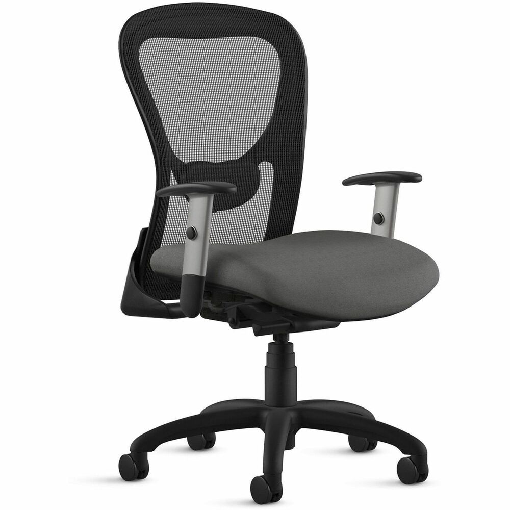NTF1560Y2A8S1DO - Ergonomic, sleek design of the Strata Mid Back Task Chair makes it a great choice for managerial and executive applications. Adjustable lumbar support provides comfortable, all-day seating. Silver arms adjust in both depth and height. Sculpted back with breathable mesh, molded foam seat in fabric and heavy-duty, synchro-tilt control make Strata the perfect chair for superior, long-term comfort. Synchro-tilt control features a smooth and comfortable, 2:1 back-to-seat ratio. Four-position, multi-locking back offers built-in safety return. Other functions include 360-degree swivel, slide knob-tension adjustment and pneumatic seat-height adjustment from 17" to 21-1/2". Sleek lines with rounded corners give a contemporary look to a classic silhouette, making Strata inherently versatile and effortless. Weight capacity is 300 lb.