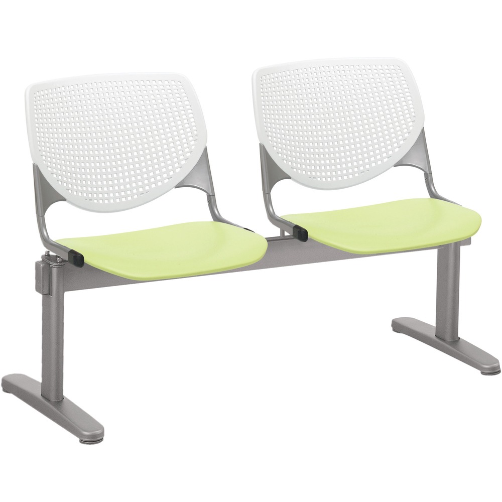 KFI2300BEAM2814 - Kool Beam Chair combines enhanced circulation and airflow with an attractive design for the ultimate seating combination. Polypropylene material creates sturdy durability. Radius conforms to your back for maximum comfort. Aluminum alloy sides increase back support. Silver, powder-coated, steel frame with T-shaped legs provides optimal support and longevity. Beam design features two seats. Unique beam-style elevates any space with an interesting, eye-drawing look.