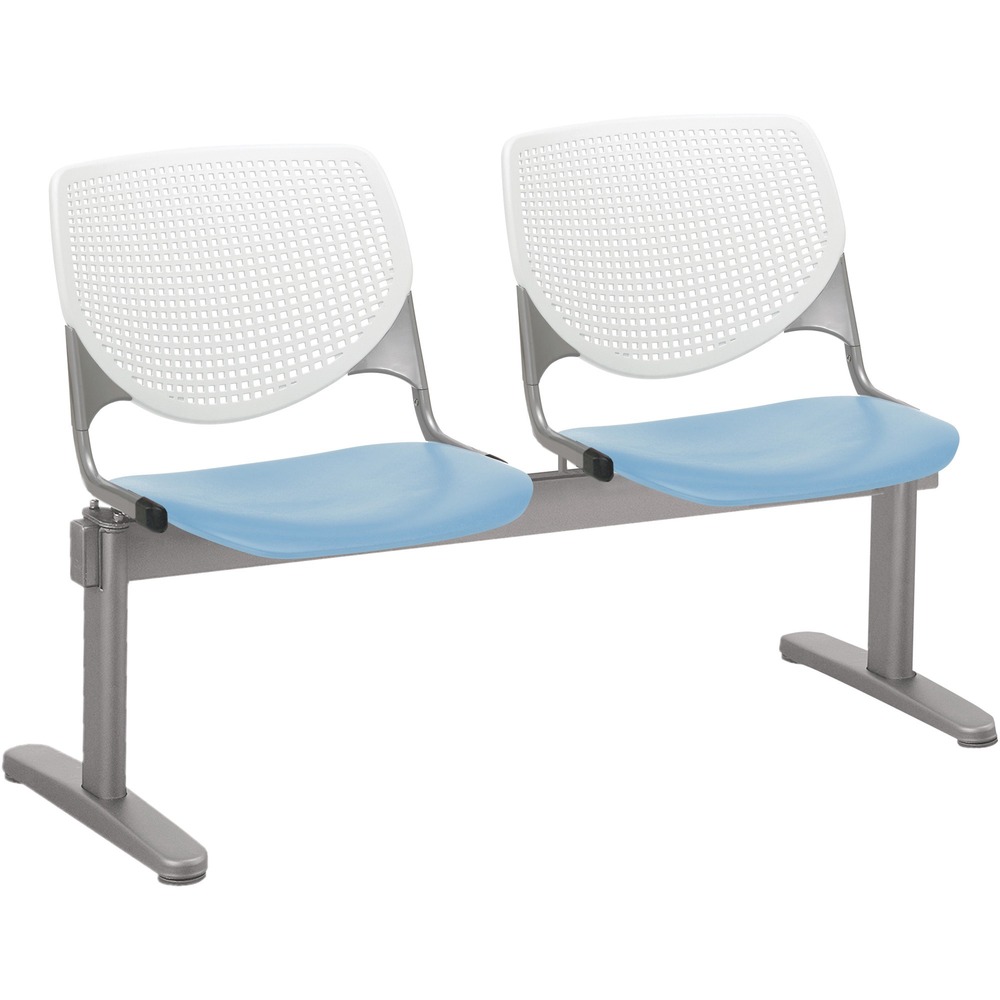 KFI2300BEAM2835 - Kool Beam Chair combines enhanced circulation and airflow with an attractive design for the ultimate seating combination. Polypropylene material creates sturdy durability. Radius conforms to your back for maximum comfort. Aluminum alloy sides increase back support. Silver, powder-coated, steel frame with T-shaped legs provides optimal support and longevity. Beam design features two seats. Unique beam-style elevates any space with an interesting, eye-drawing look.