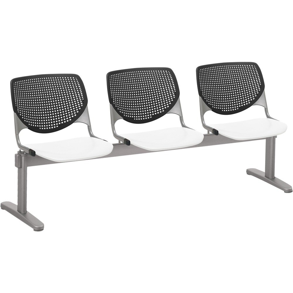 KFI2300BEAM3108 - Kool Beam Chair combines enhanced circulation and airflow with an attractive design for the ultimate seating combination. Polypropylene material creates sturdy durability. Radius conforms to your back for maximum comfort. Aluminum alloy sides increase back support. Silver, powder-coated, steel frame with T-shaped legs provides optimal support and longevity. Beam design features three seats. Unique beam-style elevates any space with an interesting, eye-drawing look.