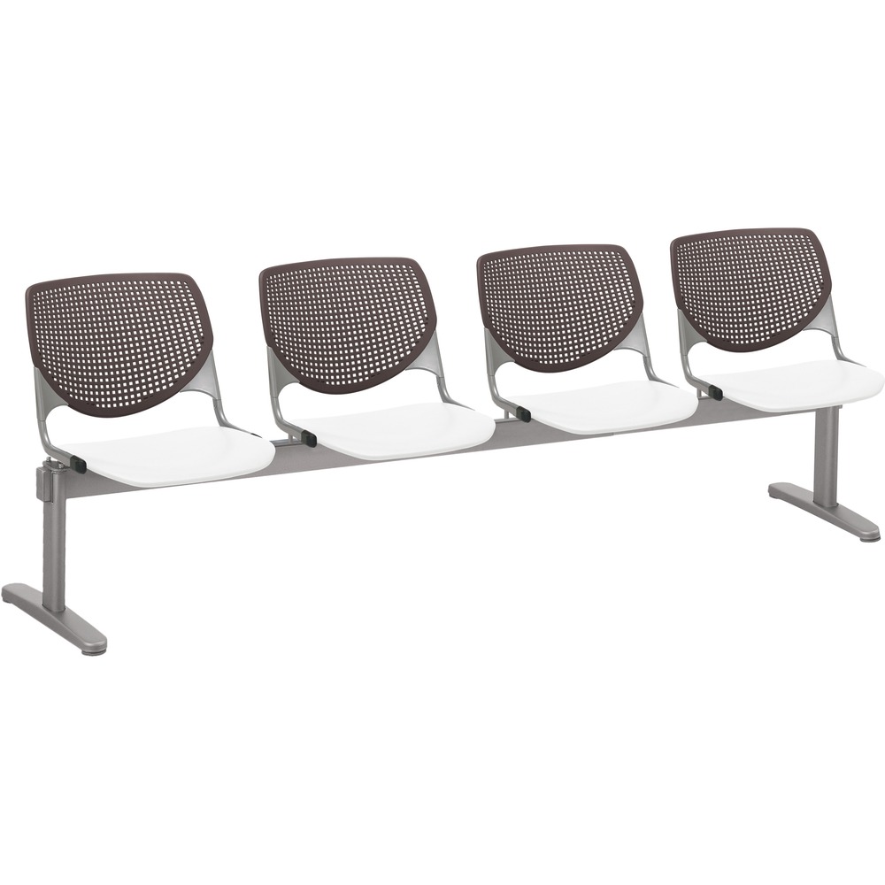 KFI2300BEAM4188 - Kool Beam Chair combines enhanced circulation and airflow with an attractive design for the ultimate seating combination. Polypropylene material creates sturdy durability. Radius conforms to your back for maximum comfort. Aluminum alloy sides increase back support. Silver, powder-coated, steel frame with T-shaped legs provides optimal support and longevity. Beam design features four seats. Unique beam-style elevates any space with an interesting, eye-drawing look.
