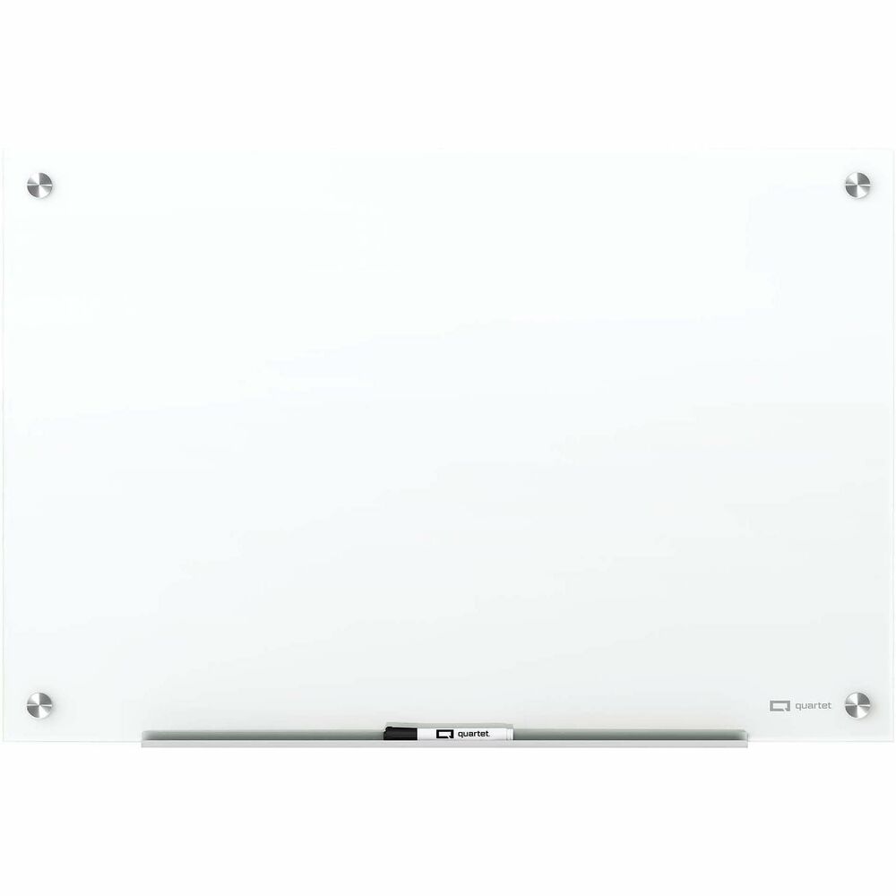 QRTG27248W - Ultra-modern, glass dry-erase board brings clarity and superior style to any office space. The premium, clear glass is high-quality and provides a clean surface erase after erase. Plus, the nonabsorbent surface erases cleanly after every use to prevent ghosting and staining. Magnetic surface allows you to easily fasten and display your papers and documents. Accessory tray keeps your writing utensils and other supplies within easy reach. Frameless design offers pleasing aesthetics in every space from a home office to a corporate boardroom. 72" x 48" dry-erase board is perfect for daily meetings, brainstorming sessions, customer messaging and more. More from the Manufacturer