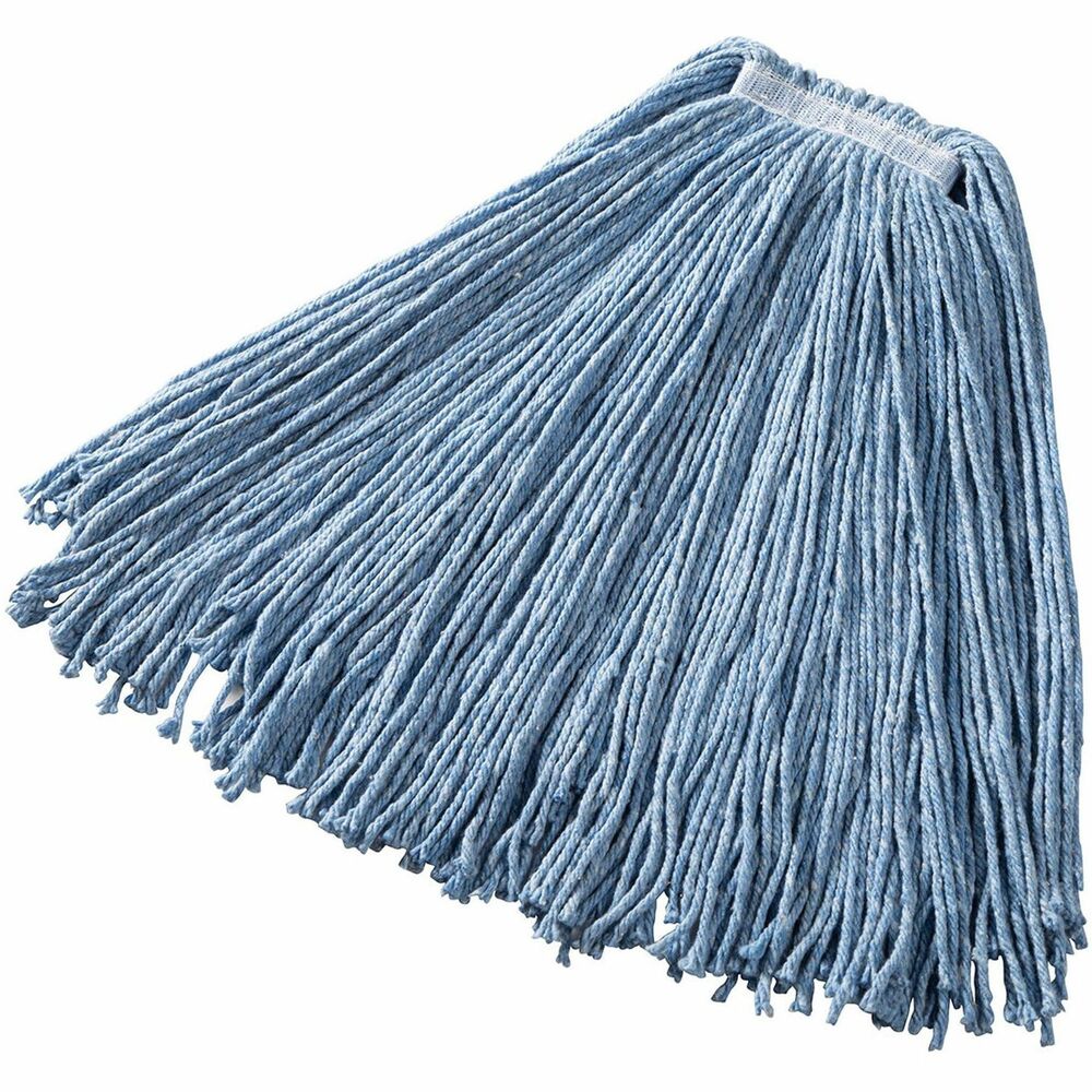 RCPF51800BE - Dura Pro Blend Mop outlasts and outperforms cotton. Premium, cut-end, four-ply blend of cotton, rayon and synthetic yarn delivers excellent absorbency as well as good performance and durability. 1" headband fits side-loading handles (sold separately). To clean, only bucket-wash and wring the 24 oz. mophead. Laundering is not recommended for the cut-end fibers.