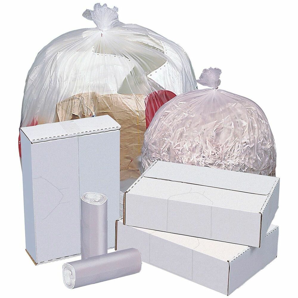 Highmark™ High-Density Can Liners, 16 Mic, 60 Gallons, 38